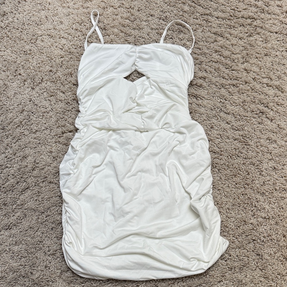 Fashion Nova White Mini Dress